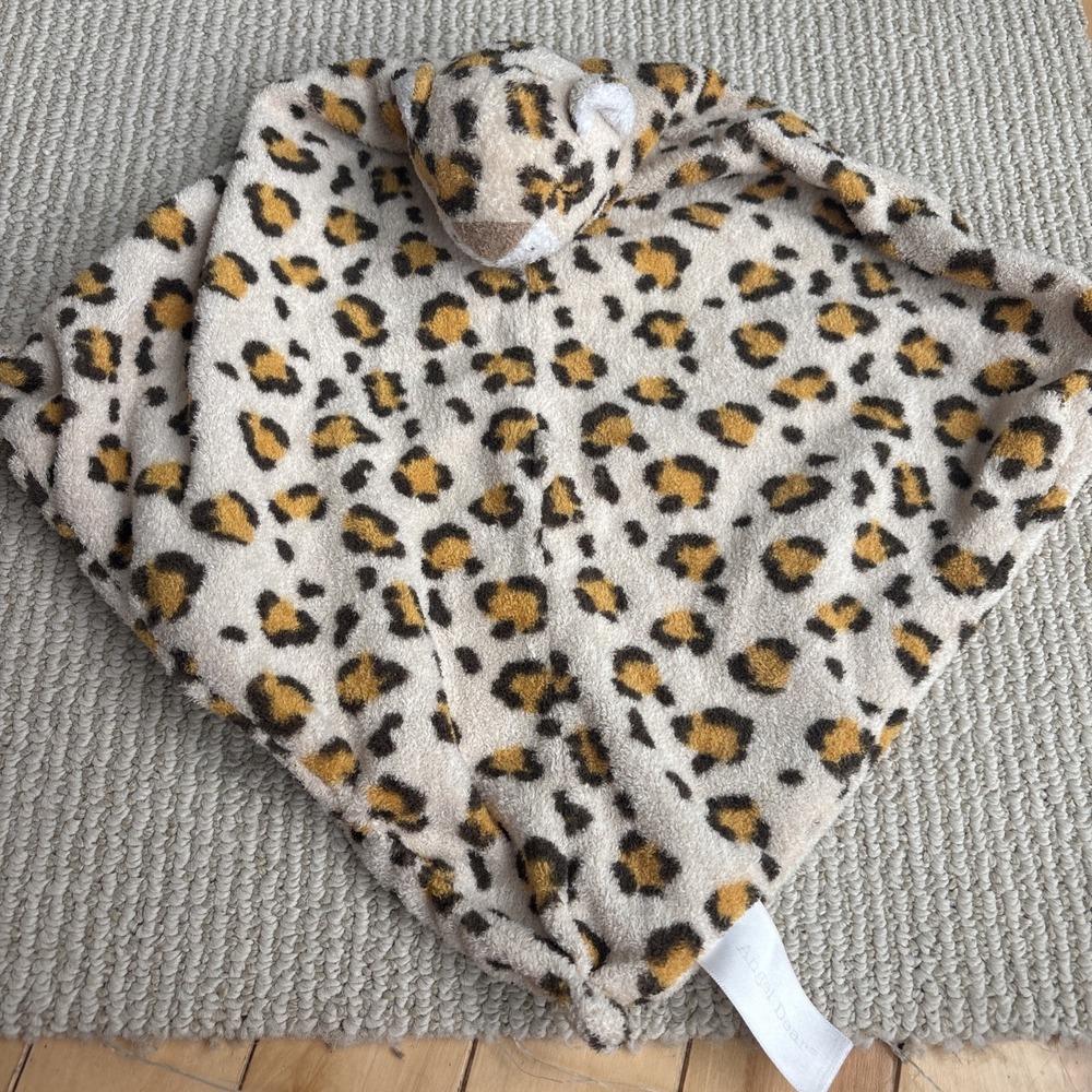 Angel Dear Leopard Cheetah Baby Security Blanket Lovey Plush